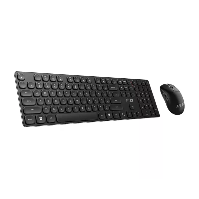 MSI FORGE K210 WIRELESS COMBO Teclado y ratón con Home/Office USB negro