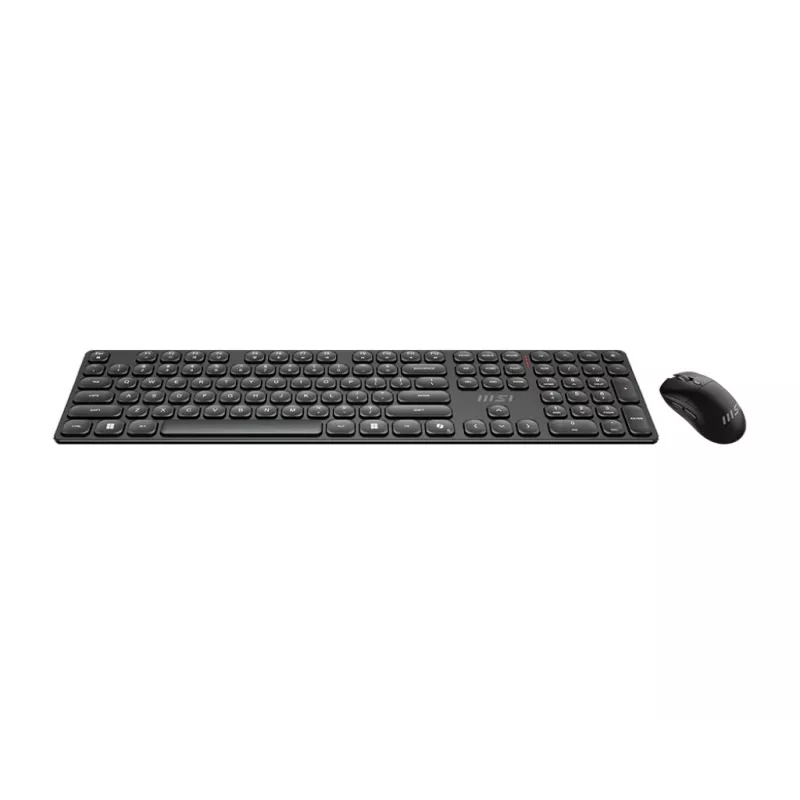 MSI FORGE K210 WIRELESS COMBO Teclado y ratón con Home/Office USB negro