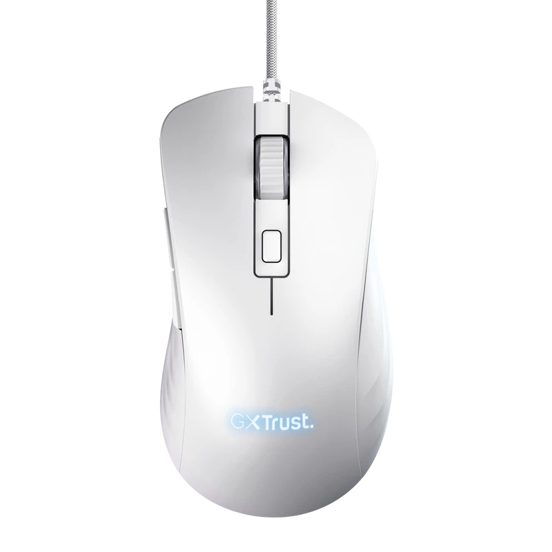 Trust GXT924W YBAR+ Ratón Gaming diestro USB Type-A óptico 25600 DPI