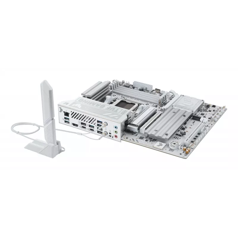 Placa base ASUS TUF GAMING X870-PRO WIFI7 W NEO, AMD X870, Socket AM5, ATX, DDR5, 4 DIMM, 256 GB, Wi‑Fi 7, 5Gb Ethernet