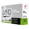 Tarjeta gráfica ASUS ROG Astral GeForce RTX 5090, 32 GB GDDR7, 512 bits, PCIe 5.0, 3 ventiladores, blanca