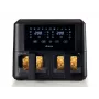 Ariete 4631 Double Freidora de aire 9L, 2400W, Capacidad total 9L, 11 programas, Multifunción, Hasta 3,6 kg de alimentos fritos Temperatura hasta 200°C, Doble cesta, Negro