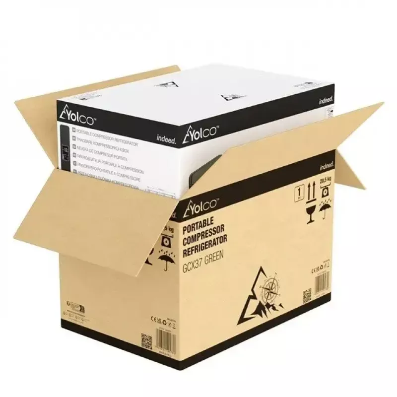 Nevera portátil de compresor Yolco GCX47 Verde 47L Capacidad eficiente energéticamente