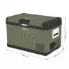 Nevera portátil de compresor Yolco GCX47 Verde 47L Capacidad eficiente energéticamente