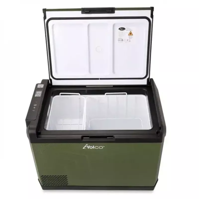Nevera portátil de compresor Yolco GCX47 Verde 47L Capacidad eficiente energéticamente