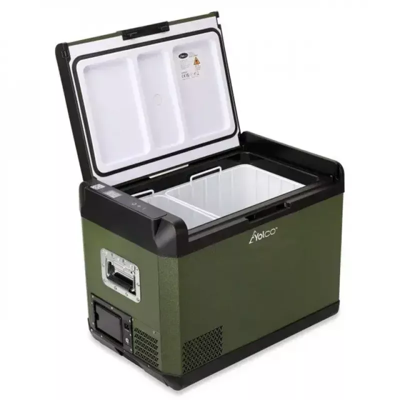 Nevera portátil de compresor Yolco GCX47 Verde 47L Capacidad eficiente energéticamente