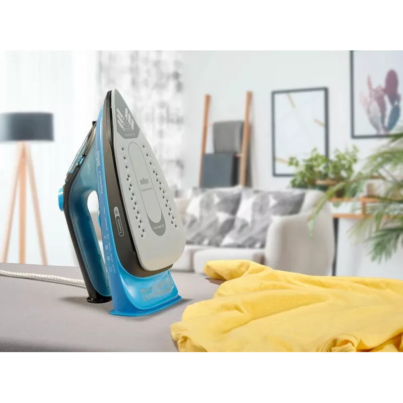 Braun FI3194BK Plancha de vapor suela cerámica 2400 W negro, azul