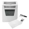 Destructora de documentos Leitz IQ Office Security P5, microcorte, 22,3 cm, 2 x 15 mm, 23 l, 250 hojas, 55 dB
