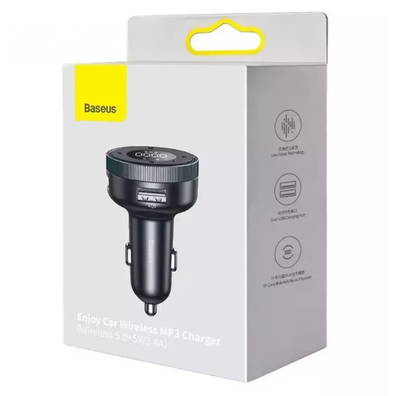 Cargador de interior Baseus Energy Column smartphone negro