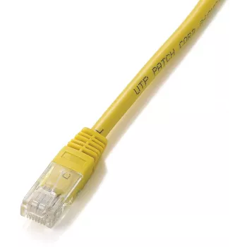 Cable de parcheo Equip Cat.5e U/UTP, 3,0 m, amarillo, 3 m, Cat5e, U/UTP (UTP), RJ-45, RJ-45, amarillo