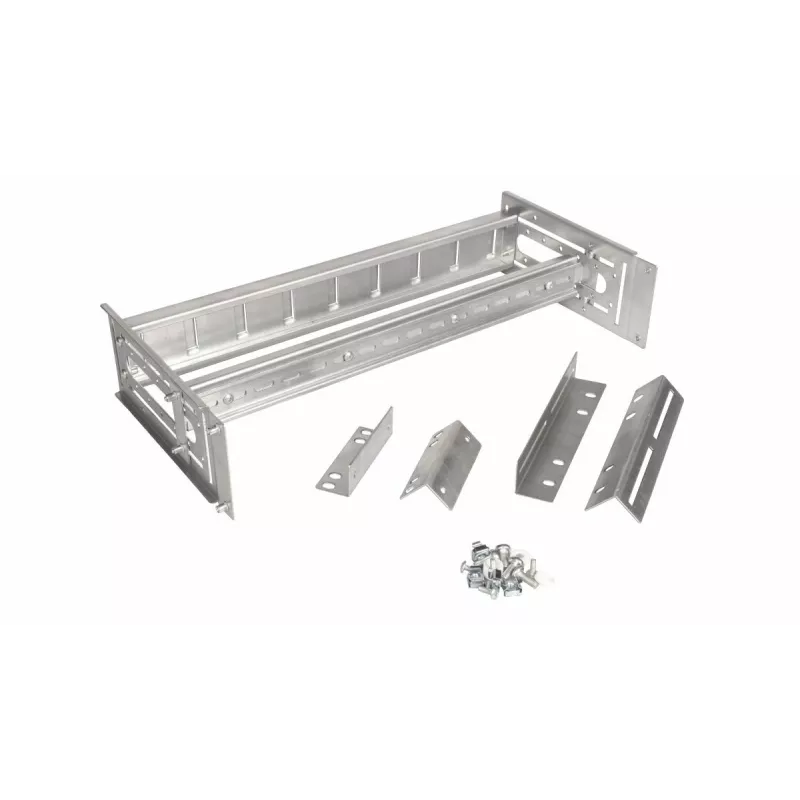 Equip EZR-DIN-4 módulo para carril DIN de 19 pulgadas 2U, RAL 7035