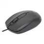 Ratón USB con cable Manhattan Comfort II, negro, 1000 dpi, USB-A, óptico, ambidiestro, portátil/compacto, tres botones con rueda de desplazamiento, tres años de garantía