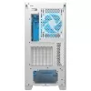 Caja de PC semitorre COUGAR Airface FLO ARGB blanca — 2 ventiladores frontales de 180 mm, 1 trasero de 120 mm, compatible con HDD de 2,5