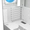 Caja de PC semitorre COUGAR Airface FLO ARGB blanca — 2 ventiladores frontales de 180 mm, 1 trasero de 120 mm, compatible con HDD de 2,5