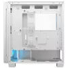 Caja de PC semitorre COUGAR Airface FLO ARGB blanca — 2 ventiladores frontales de 180 mm, 1 trasero de 120 mm, compatible con HDD de 2,5