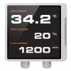 Refrigeración líquida todo en uno para CPU Cougar Poseidon Vistek Pro 360 – ventilador de 120 mm, ARGB, blanca