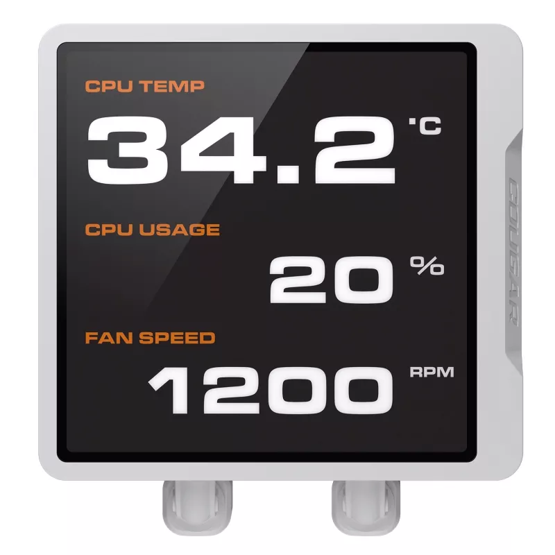 Refrigeración líquida todo en uno para CPU Cougar Poseidon Vistek Pro 360 – ventilador de 120 mm, ARGB, blanca