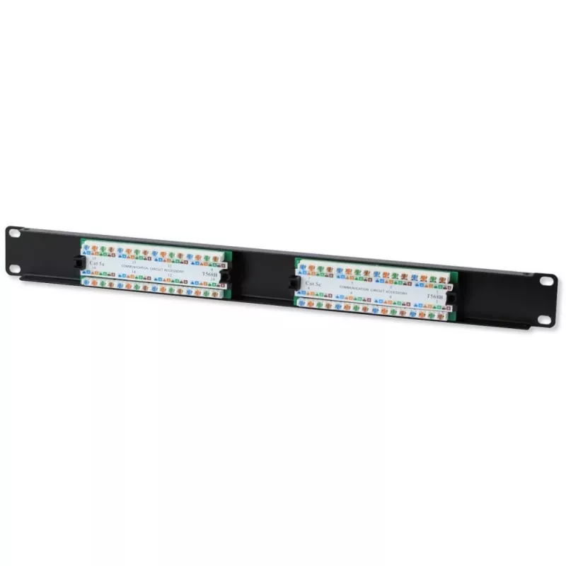 Patch panel Techly UTP 16 puertos RJ45 Cat.5E I-PP 16-RU-C5ET, IEEE 802.3, IEEE 802.3ab, IEEE 802.3u, 10/100/1000Base-T(X), Fast Ethernet, Gigabit Ethernet, 1000 Mbit/s, RJ-45, oro