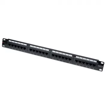 Patch panel Techly UTP 24 puertos RJ45 Cat.6 I-PP 24-RU-C6T, IEEE 802.3, IEEE 802.3ab, IEEE 802.3u, 10/100/1000Base-T(X), Fast Ethernet, Gigabit Ethernet, 1000 Mbit/s, RJ-45, oro