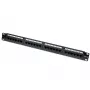 Patch panel Techly UTP 24 puertos RJ45 Cat.6 I-PP 24-RU-C6T, IEEE 802.3, IEEE 802.3ab, IEEE 802.3u, 10/100/1000Base-T(X), Fast Ethernet, Gigabit Ethernet, 1000 Mbit/s, RJ-45, oro