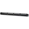 Patch panel Techly UTP 24 puertos RJ45 Cat.6 I-PP 24-RU-C6T, IEEE 802.3, IEEE 802.3ab, IEEE 802.3u, 10/100/1000Base-T(X), Fast Ethernet, Gigabit Ethernet, 1000 Mbit/s, RJ-45, oro
