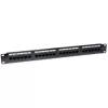 Patch panel Techly UTP 24 puertos RJ45 Cat.6 I-PP 24-RU-C6T, IEEE 802.3, IEEE 802.3ab, IEEE 802.3u, 10/100/1000Base-T(X), Fast Ethernet, Gigabit Ethernet, 1000 Mbit/s, RJ-45, oro