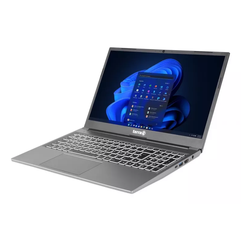 TERRA Mobile 1517R Intel® Core™ i7 i7-1355U Portátil 39,6 cm (15,6 inch) Full HD 16 GB DDR4-SDRAM 1 TB SSD Wi-Fi 6 (802.11ax) Windows 11 Pro alemán gris