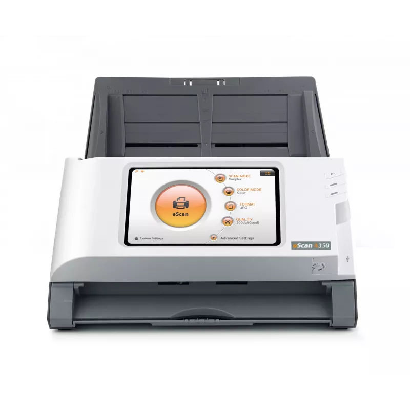 Escáner ADF Plustek eScan A350 Essential 600 x 600 DPI A4 negro, blanco