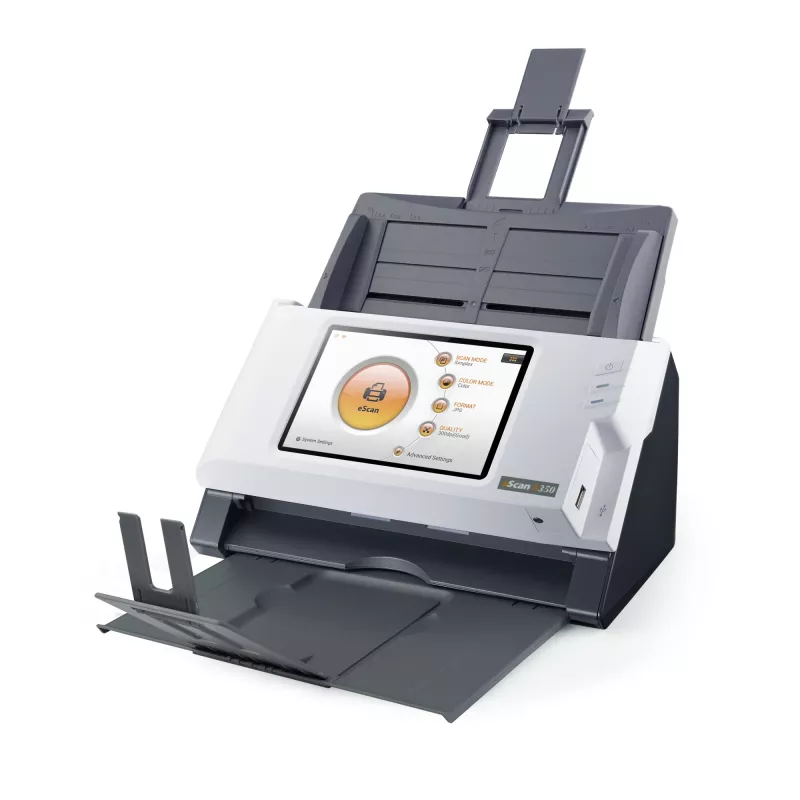 Escáner ADF Plustek eScan A350 Essential 600 x 600 DPI A4 negro, blanco