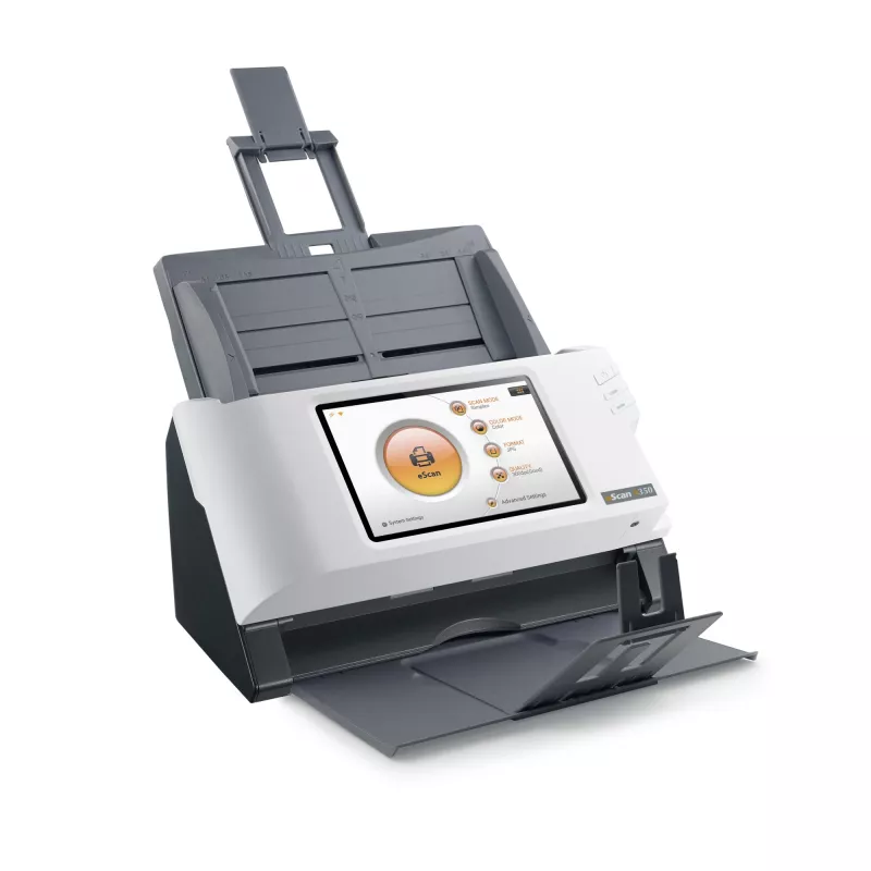 Escáner ADF Plustek eScan A350 Essential 600 x 600 DPI A4 negro, blanco