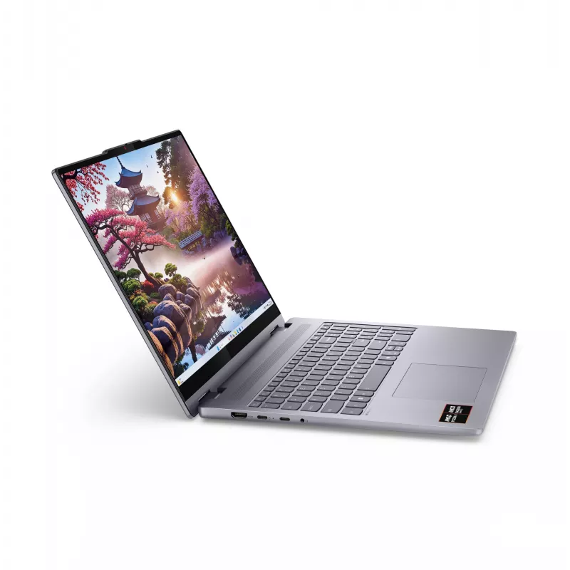 Lenovo IdeaPad 5 2 en 1 16AKP10 Copilot+ PC AMD Ryzen™ AI 5 340 Híbrido (2 en 1) 40,6 cm (16 inch) Pantalla táctil WUXGA 16 GB LPDDR5x-SDRAM 1 TB SSD Wi-Fi 7 (802.11be) Windows 11 Home alemán gris