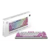 MSI FORGE GK600 TKL teclado gaming inalámbrico, QWERTZ DE, violeta