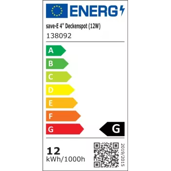 Lámpara de bajo consumo Ultron 138092 12W 4000K