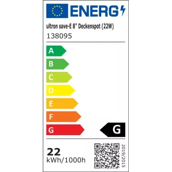 Lámpara de bajo consumo Ultron 138095 22 W 4000 K
