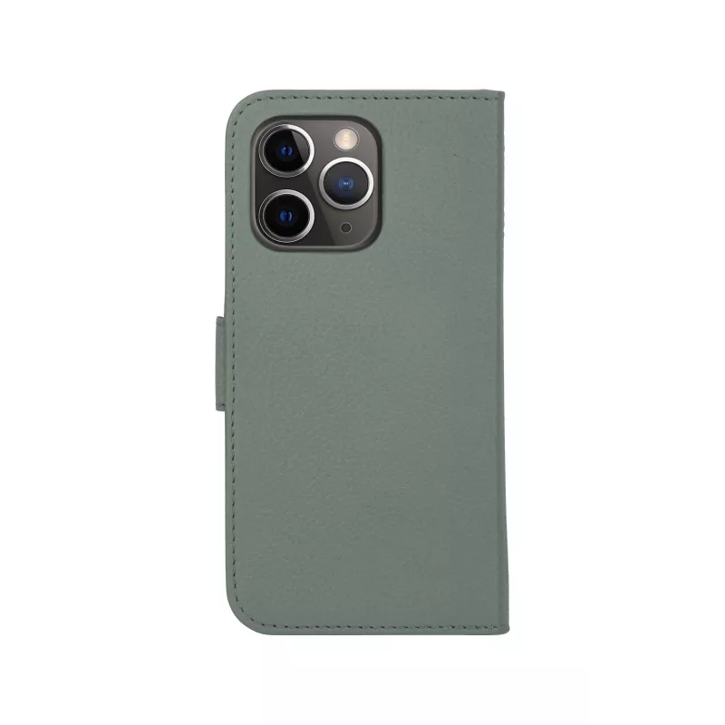 Funda cartera dbramante1928 New York para iPhone 13 Pro, verde, 3 compartimentos para tarjetas, compatible con 6,1