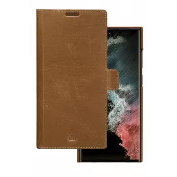 Funda tipo folio dbramante1928 Lynge para Samsung Galaxy S22 Ultra, tan, compatible con pantallas de hasta 17,3 cm (6,8