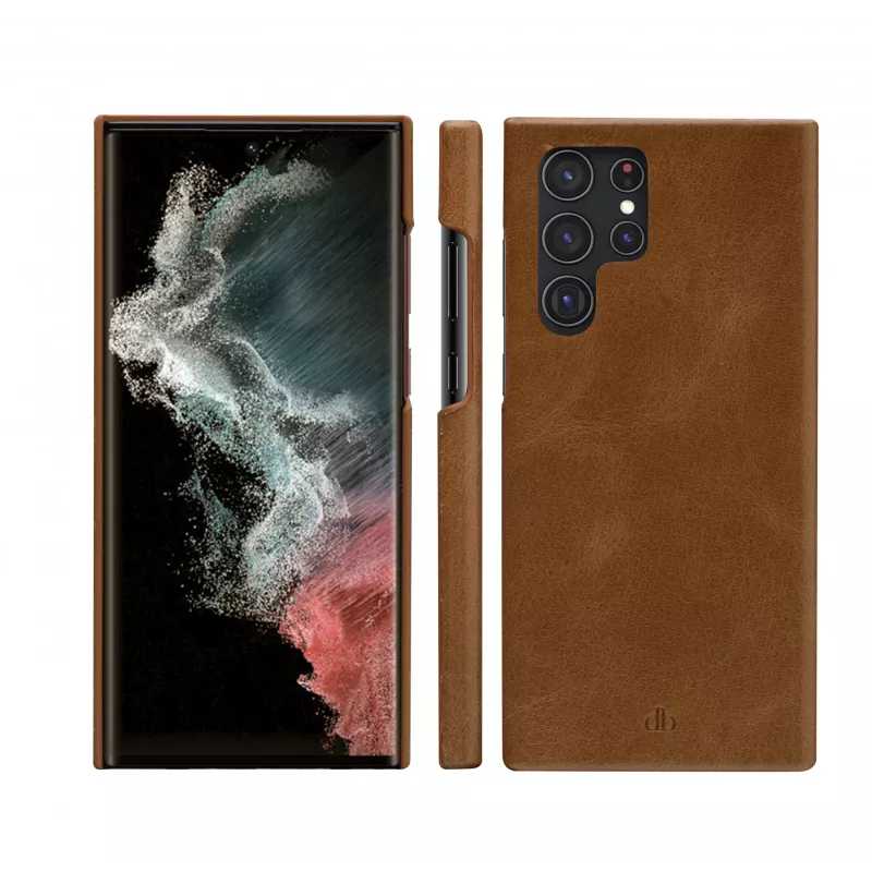 Funda tipo folio dbramante1928 Lynge para Samsung Galaxy S22 Ultra, tan, compatible con pantallas de hasta 17,3 cm (6,8