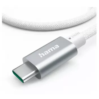 Cable USB Hama Full-Featured USB 3.2 Gen 1 (3.1 Gen 1) 1,5 m USB-C blanco