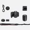 Cámara réflex Canon EOS 850D kit 24,1 MP CMOS 6000 x 4000 píxeles negro