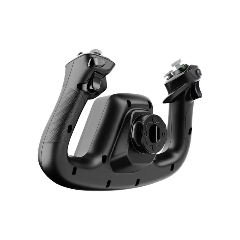 Base de vuelo MOZA MFY YOKE — base de vuelo negra de ABS y acero aleado, 142,5×202×313 mm