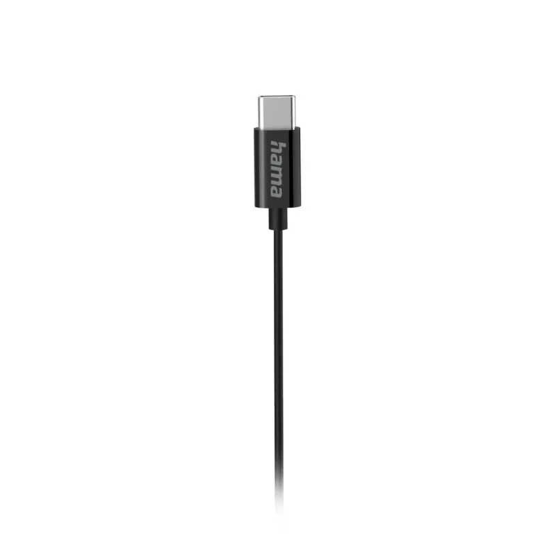 Hama Curly Auriculares con cable In-Ear llamadas/música USB Type-C negro