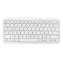 Teclado Bluetooth inalámbrico ASUS KW100 Marshmallow – layout 75 %, QWERTZ, interruptores de tijera, blanco
