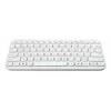 Teclado Bluetooth inalámbrico ASUS KW100 Marshmallow – layout 75 %, QWERTZ, interruptores de tijera, blanco