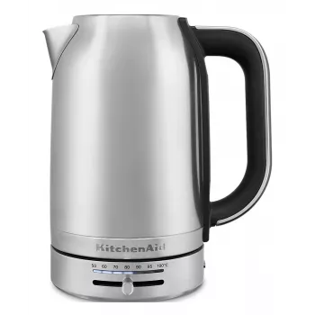 KitchenAid 5KEK1701ESX hervidor de agua 1,7 l 2400 W negro, acero inoxidable
