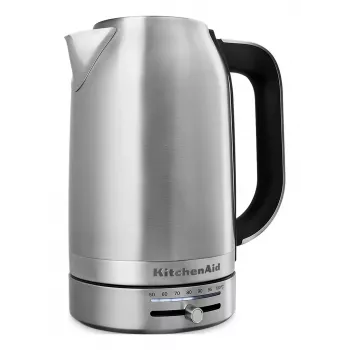 KitchenAid 5KEK1701ESX hervidor de agua 1,7 l 2400 W negro, acero inoxidable