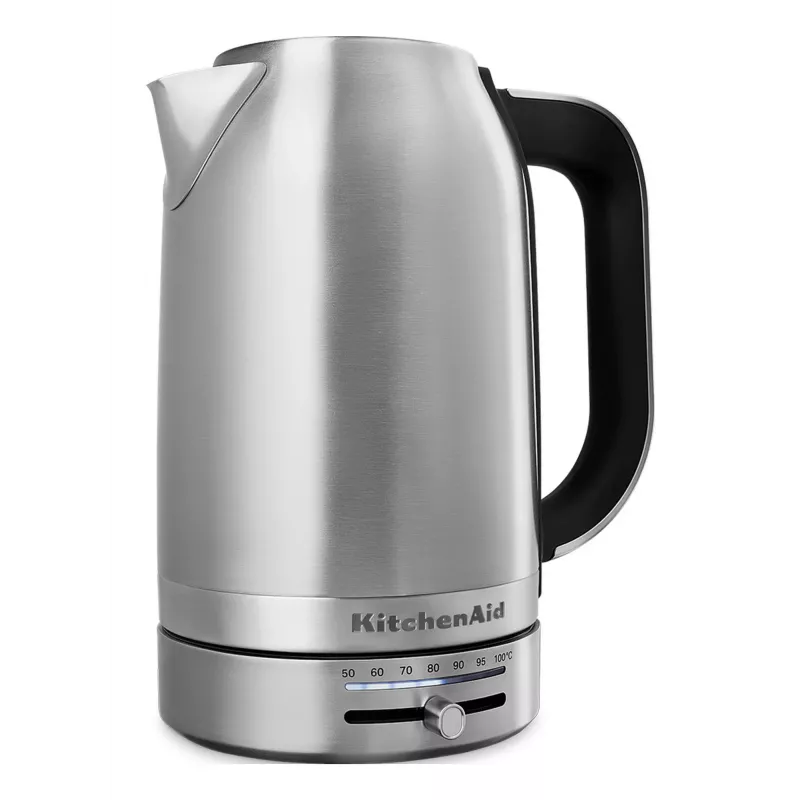 KitchenAid 5KEK1701ESX hervidor de agua 1,7 l 2400 W negro, acero inoxidable