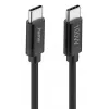 Cable USB Hama Fabric USB 2.0 1,5 m USB C negro
