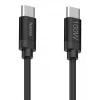 Cable USB Hama Fabric USB 2.0 1,5 m USB C negro
