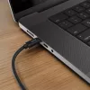 Cable USB Hama Fabric USB 2.0 1,5 m USB C negro