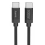 Cable USB Hama Fabric USB 2.0 3 m USB C negro